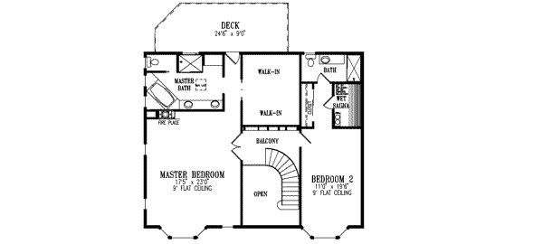 Upper/Second Floor Plan: 41-1158