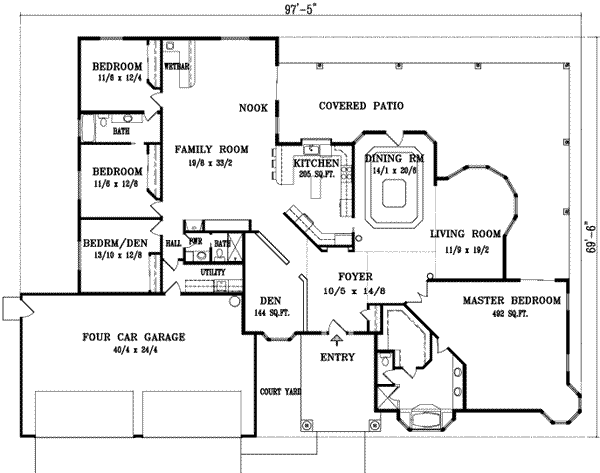 Main Floor Plan: 41-1165
