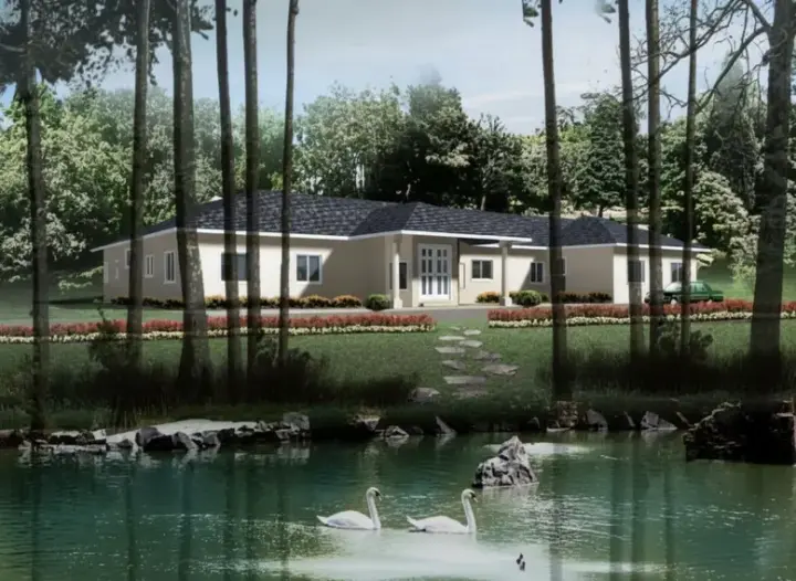 Traditional house plans 41-1166 - front exterior, 3,522 sq ft, 4 bed, 3 bath house plans | Monster House Plans