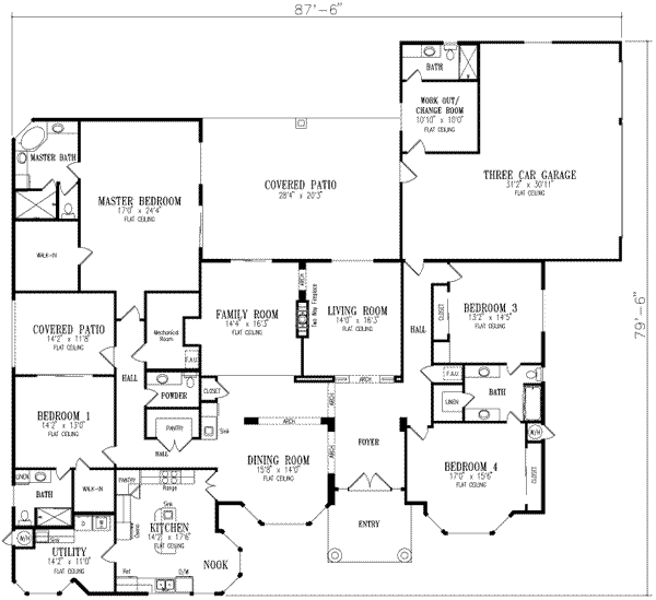 Main Floor Plan: 41-1171