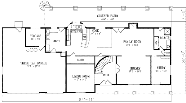 Main Floor Plan: 41-1173