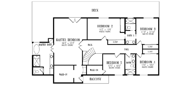 Upper/Second Floor Plan: 41-1173