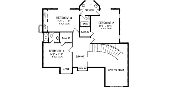 Upper/Second Floor Plan: 41-1182