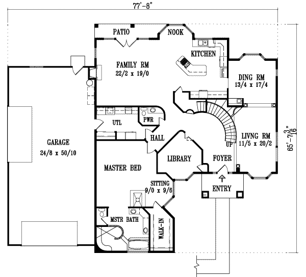 Main Floor Plan: 41-1184