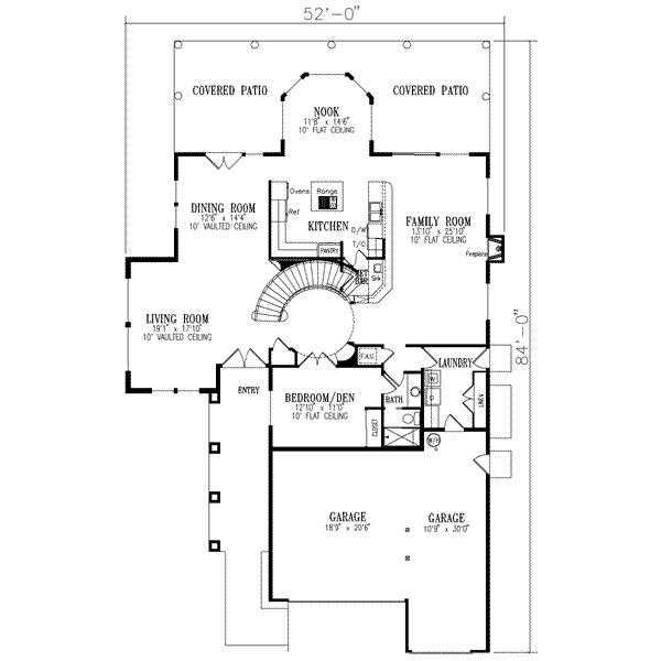 Main Floor Plan: 41-1187
