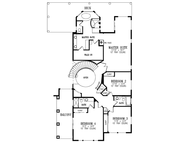 Upper/Second Floor Plan: 41-1187