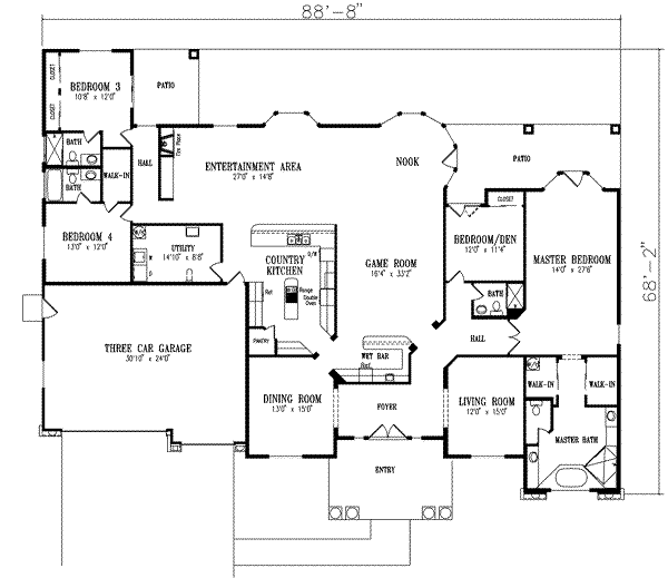 Main Floor Plan: 41-1190