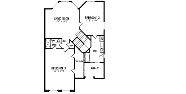 Upper/Second Floor Plan: 41-1202