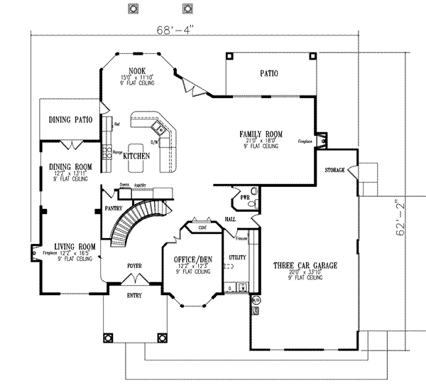 Main Floor Plan: 41-1204