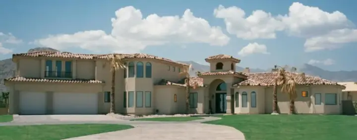 Mediterranean house plans 41-1208 - front exterior, 4,149 sq ft, 4 bed, 4 bath house plans | Monster House Plans