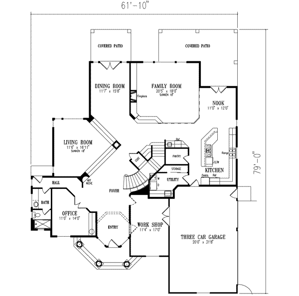 Main Floor Plan: 41-1213