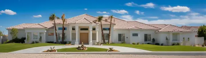 Mediterranean house plans 41-1214 - front exterior, 4,301 sq ft, 5 bed, 5 bath house plans | Monster House Plans