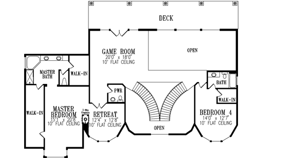 Upper/Second Floor Plan: 41-1231