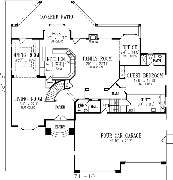 Main Floor Plan: 41-1233