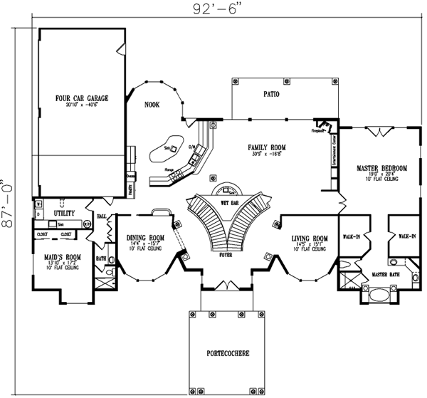 Main Floor Plan: 41-1234