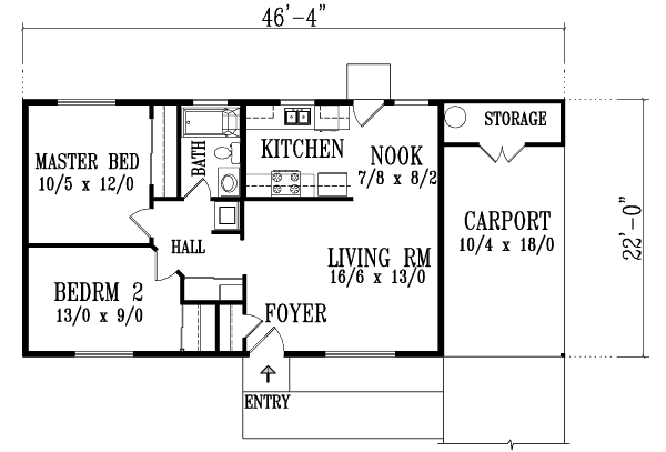 Main Floor Plan: 41-124