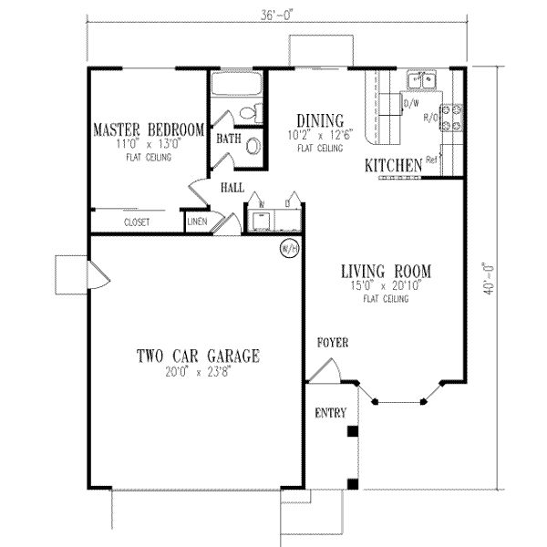 Main Floor Plan: 41-125