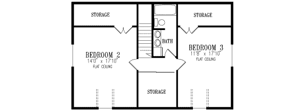 Upper/Second Floor Plan: 41-130