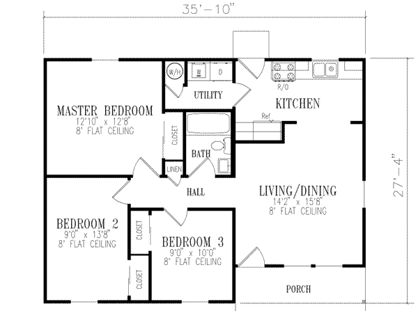 Main Floor Plan: 41-135