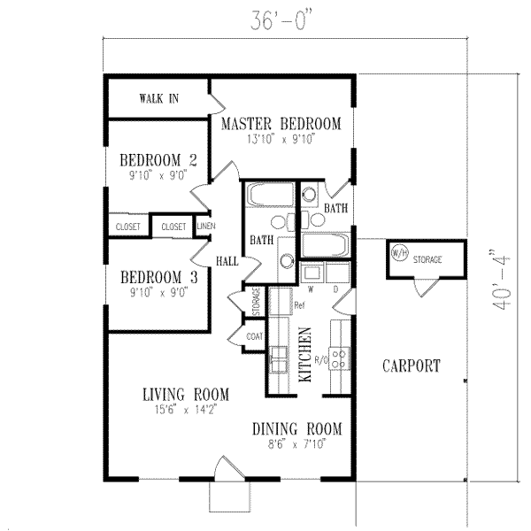 Main Floor Plan: 41-144