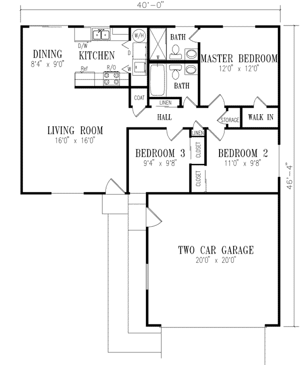 Main Floor Plan: 41-147