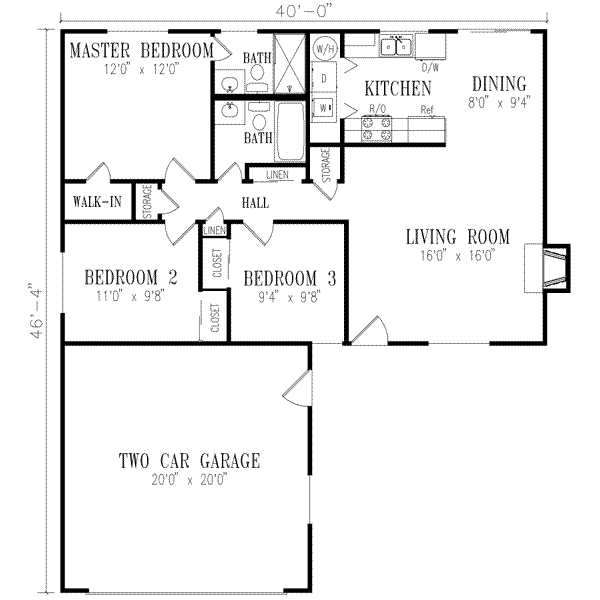 Main Floor Plan: 41-148