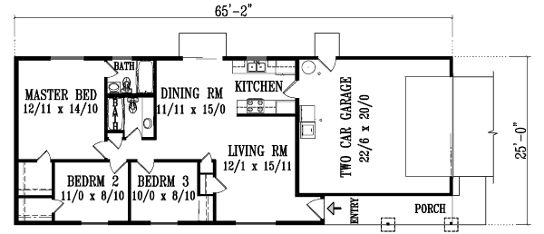 Main Floor Plan: 41-154