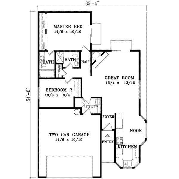 Main Floor Plan: 41-155