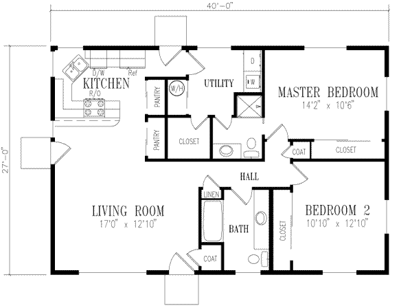 Main Floor Plan: 41-156