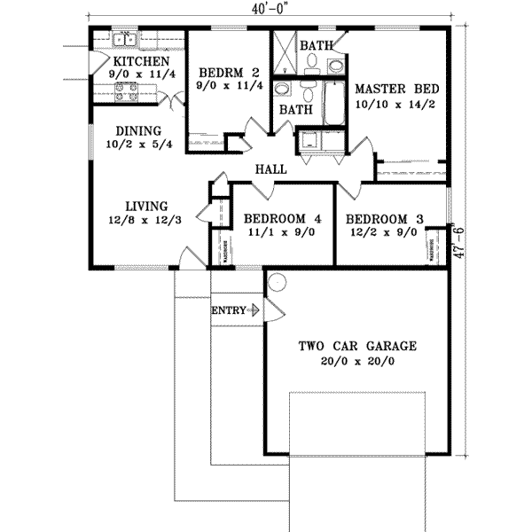 Main Floor Plan: 41-157