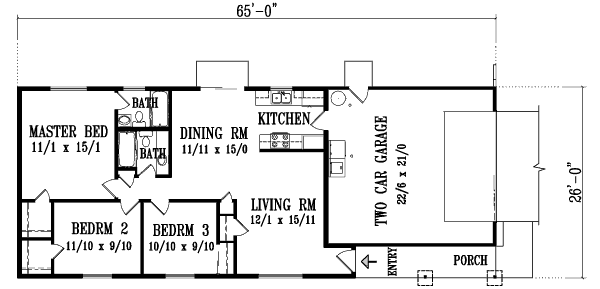 Main Floor Plan: 41-173