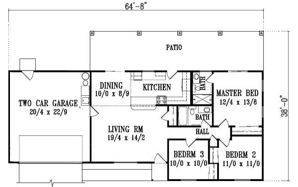 Main Floor Plan: 41-185