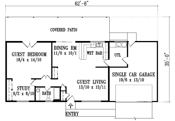 Main Floor Plan: 41-188