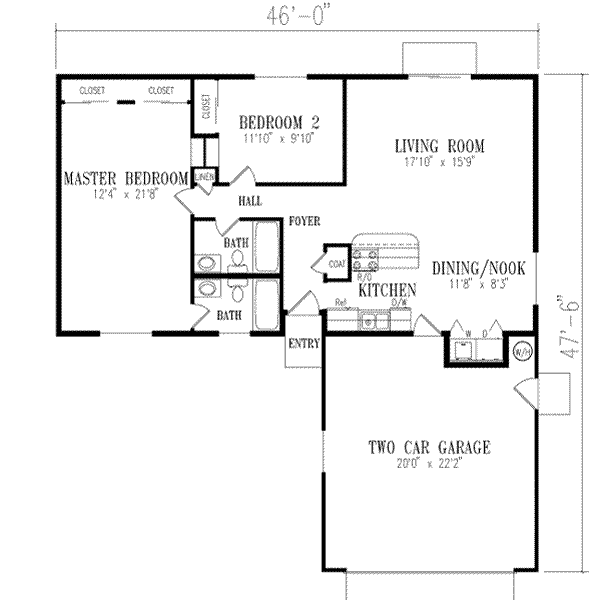 Main Floor Plan: 41-196
