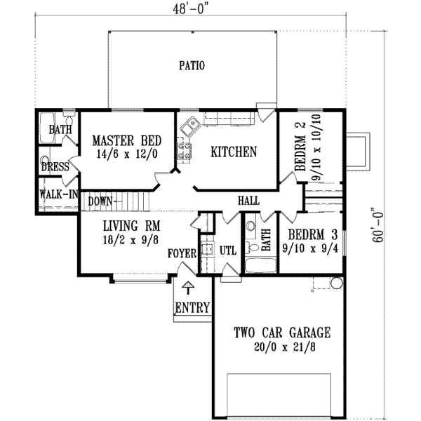 Main Floor Plan: 41-199