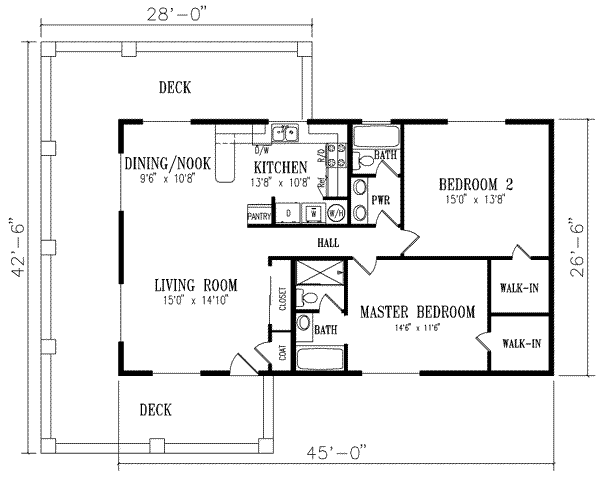 Upper/Second Floor Plan: 41-215