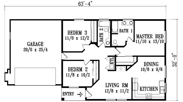 Main Floor Plan: 41-232