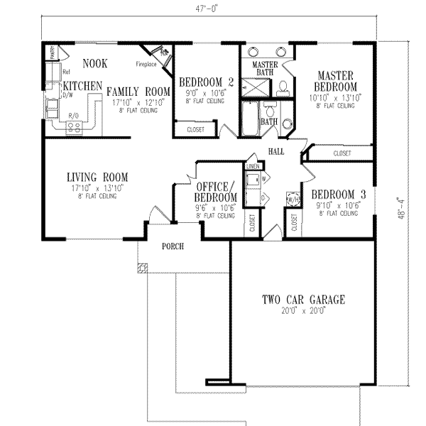 Main Floor Plan: 41-254