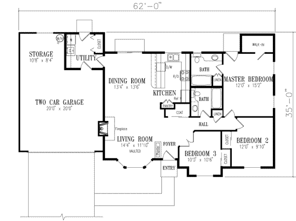 Main Floor Plan: 41-255