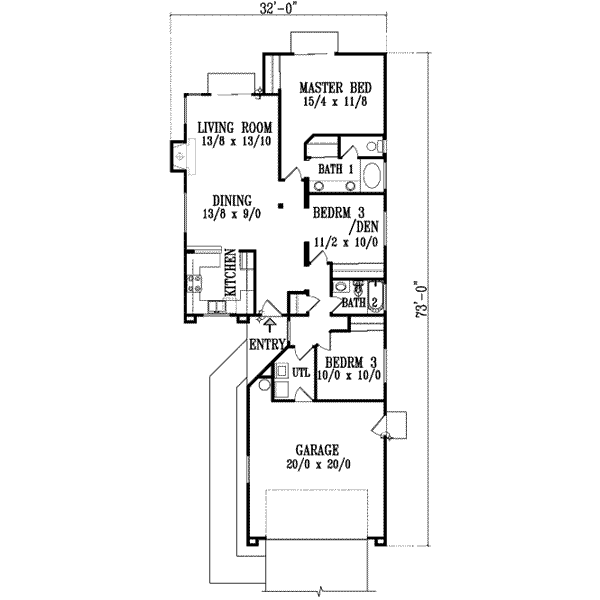 Main Floor Plan: 41-256