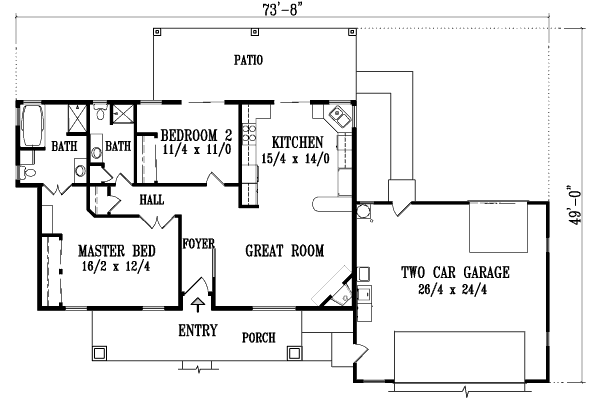 Main Floor Plan: 41-258