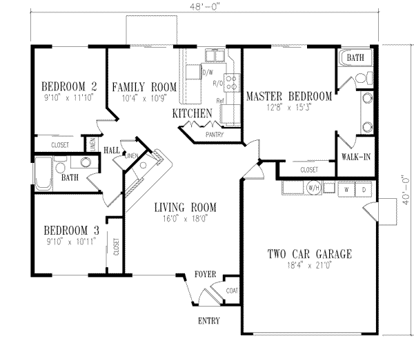 Main Floor Plan: 41-260