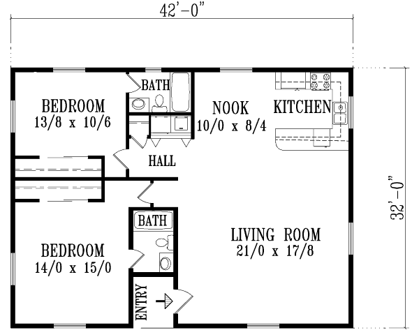 Main Floor Plan: 41-261