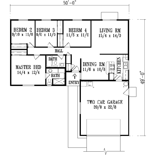 Main Floor Plan: 41-268