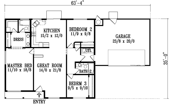 Main Floor Plan: 41-270