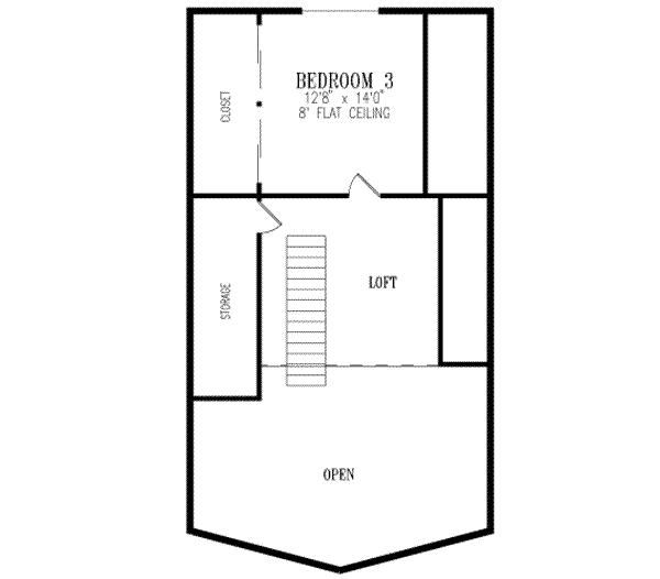 Upper/Second Floor Plan: 41-274