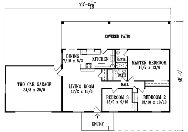 Main Floor Plan: 41-278