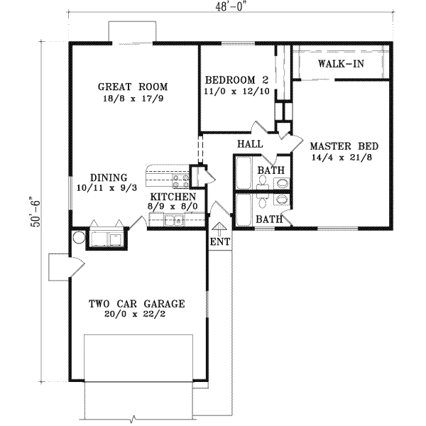 Main Floor Plan: 41-288
