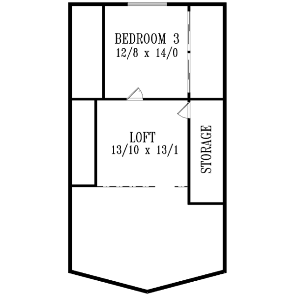 Upper/Second Floor Plan: 41-295