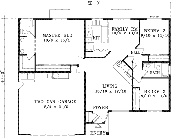 Main Floor Plan: 41-298